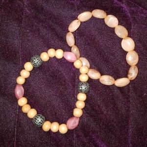 Fun Bead Bracelets - Set of 2